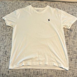 Polo Ralph Lauren white v-neck